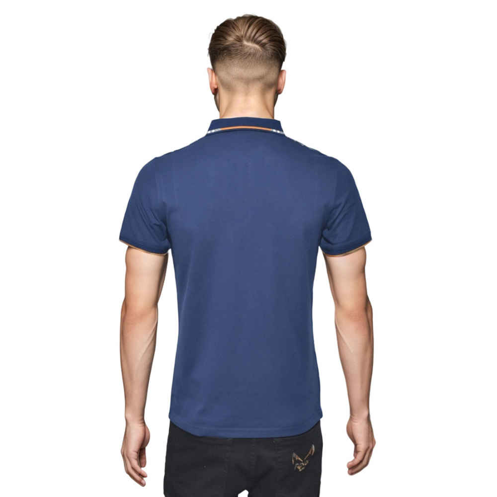 Burberry Navy Blue Premium Quality T-shirt-thumb-1