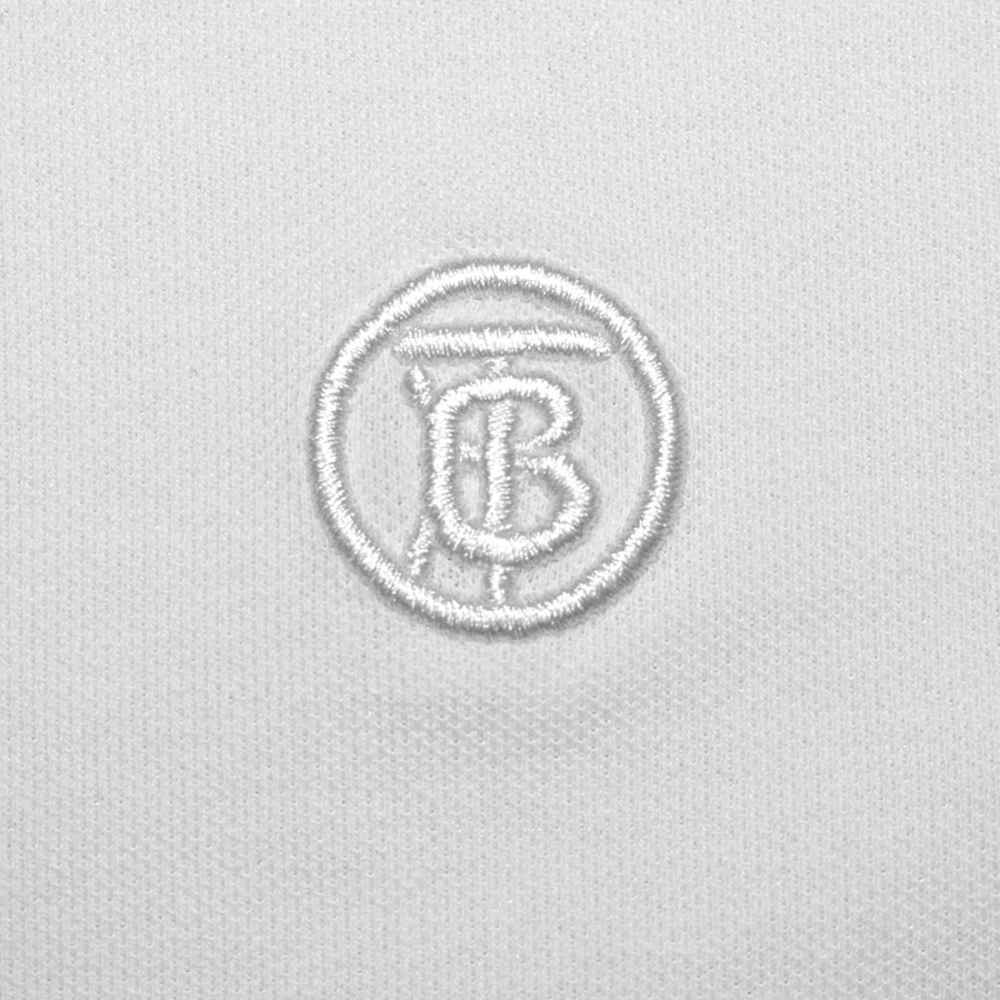 Burberry White Premium Quality Polo T-shirt-thumb-3