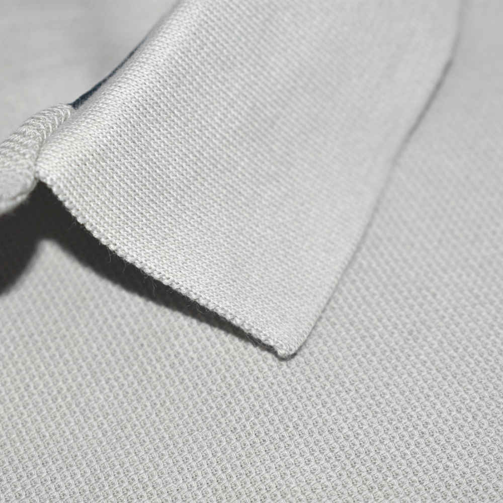 Moncler Logo-patch on Sleeve Grey Premium Polo T-shirt-thumb-3