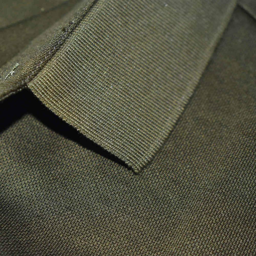 Burberry Dark Green Premium Quality Polo Tees-4