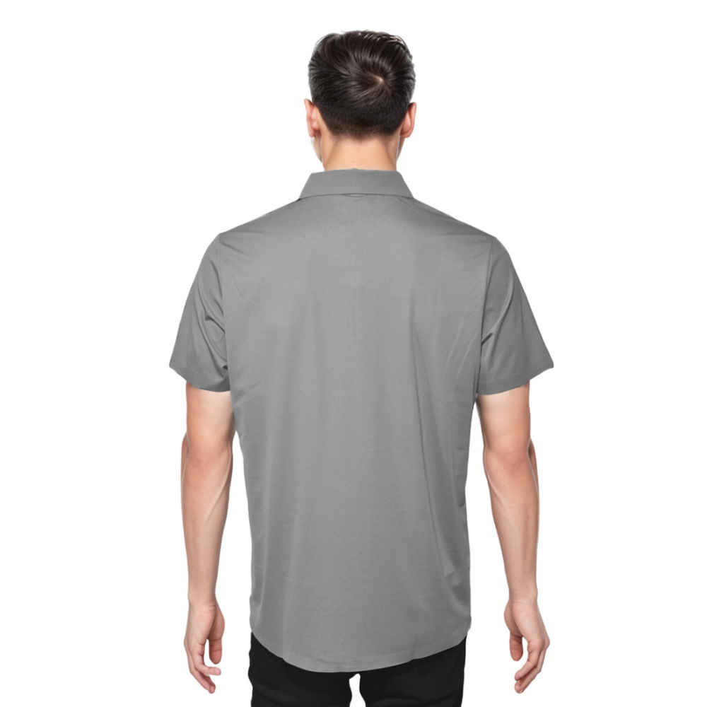 Salvatore Ferragamo Grey Embossed Logo Premium T-shirt-1
