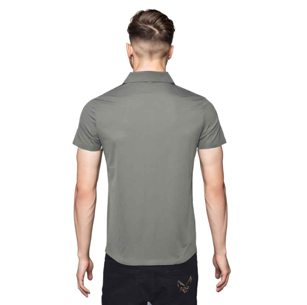 Salvatore Ferragamo Green Embossed Logo Premium T-shirt-thumb-1