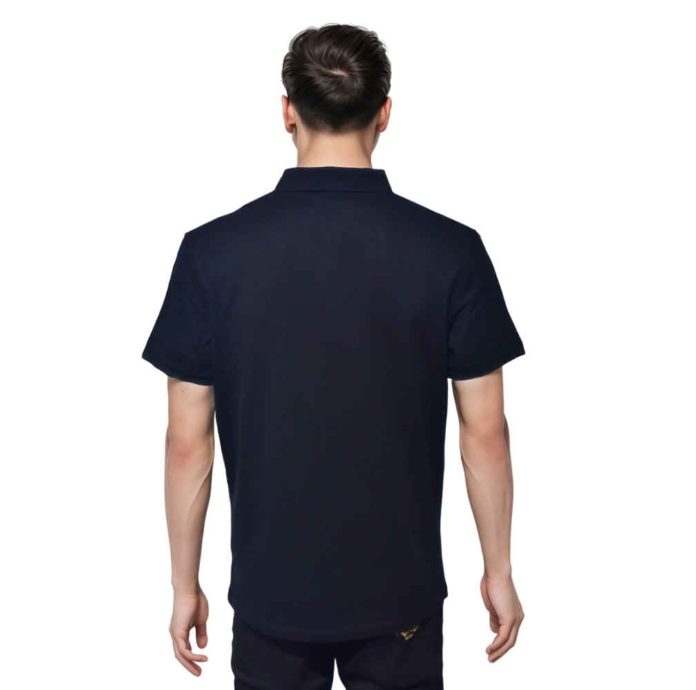 Fendi Blue Premium Zip Pocket T-shirt-thumb-1