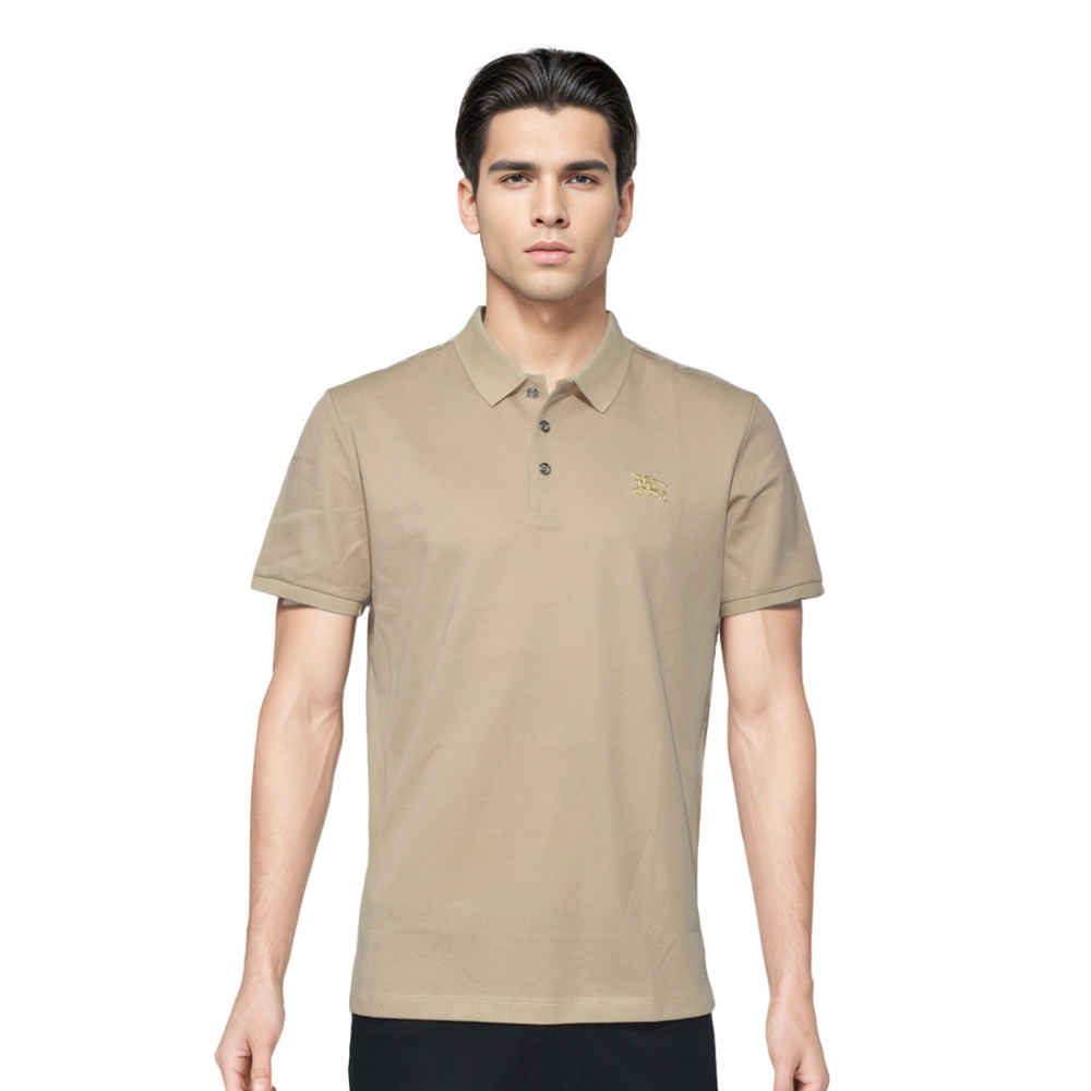 Burberry Brown Premium Quality Tees-thumb-0