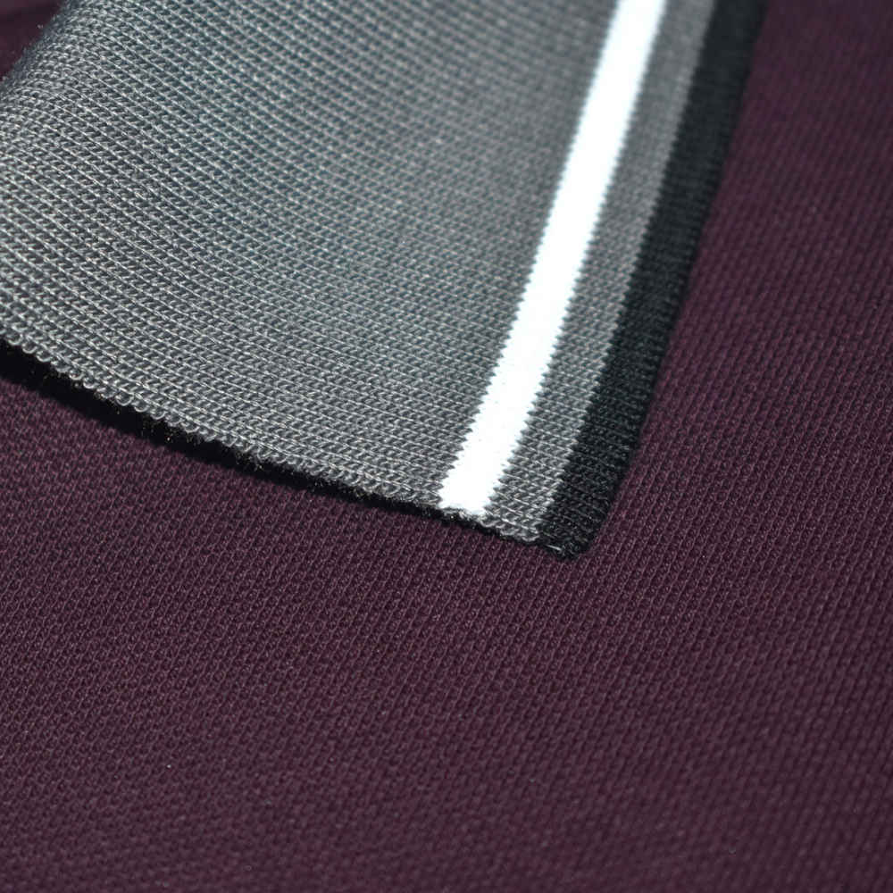 Boss Embossed Logo Dark Purple Premium T-shirt-thumb-4