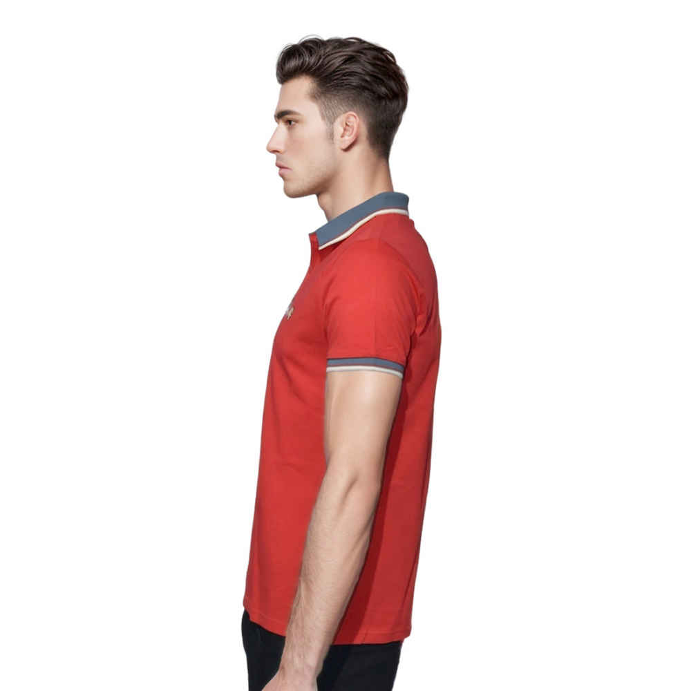 Burberry Red Premium Quality T-Shirt-2