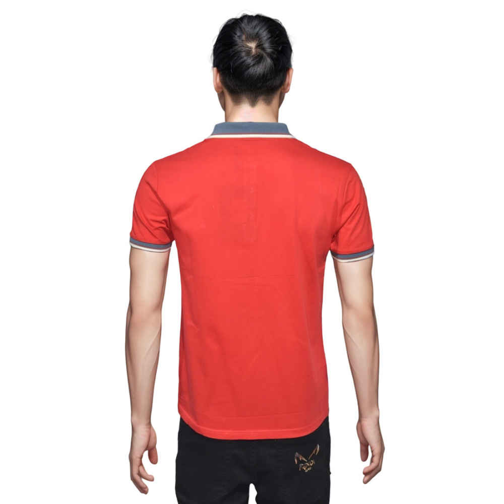 Burberry Red Premium Quality T-Shirt-1