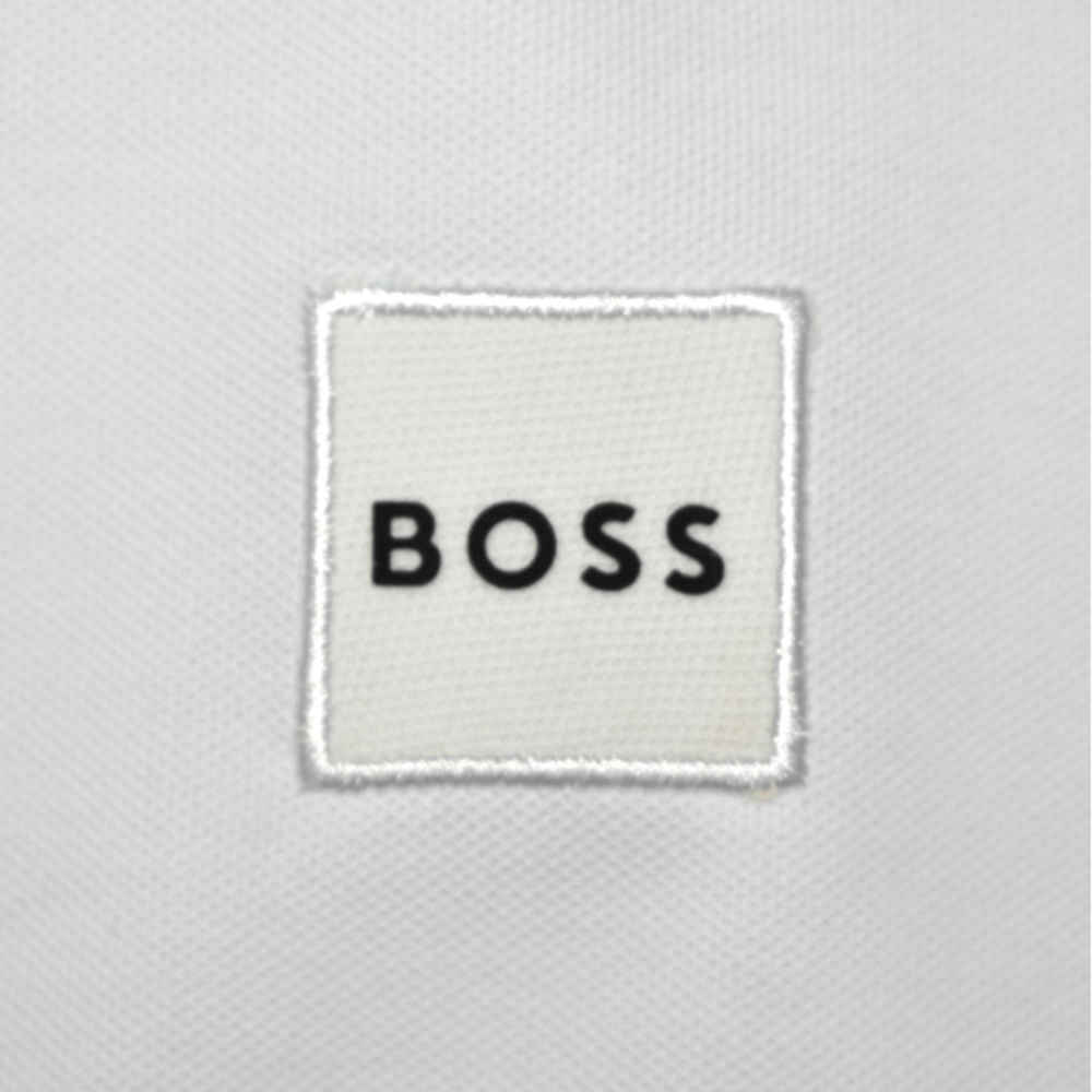 Boss logo Print White Premium Quality Polo T-shirt-3