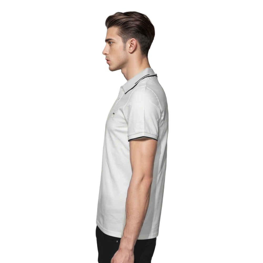 Boss logo Print White Premium Quality Polo T-shirt-2
