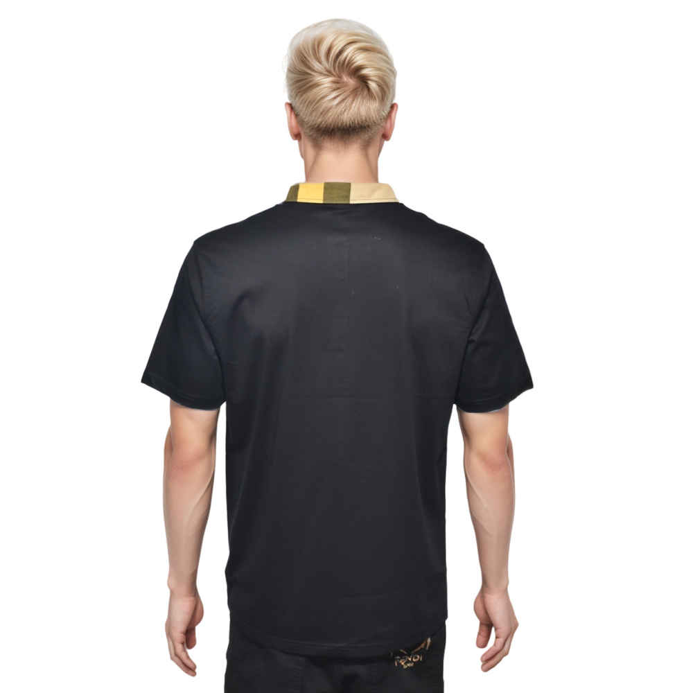 Burberry Yellow Premium Quality Polo Tees-1