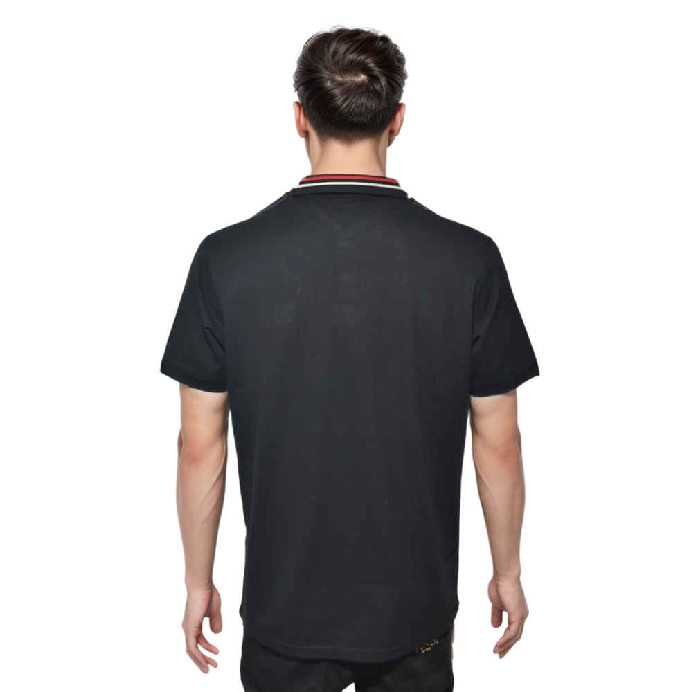 Burberry Black Premium Quality Polo Tees-1