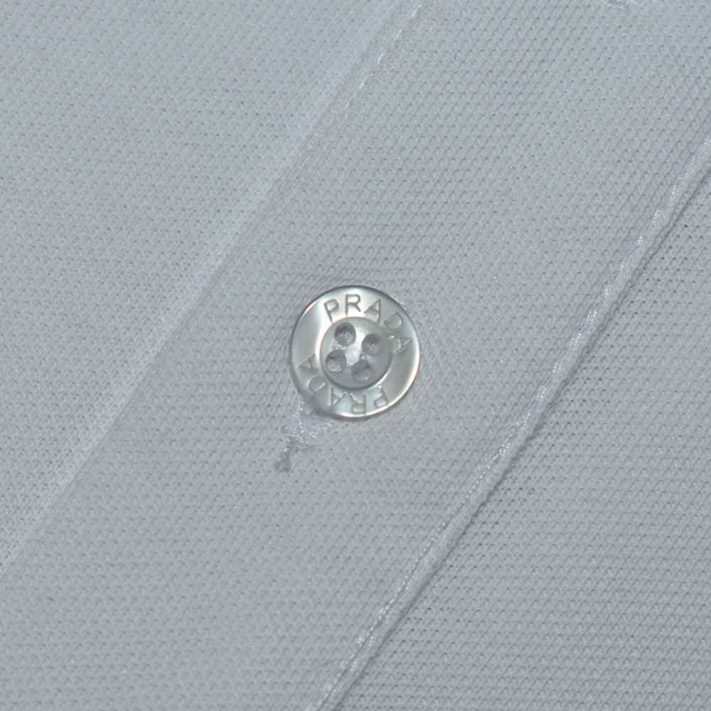 Prada White Premium Quality Polo Tees-4