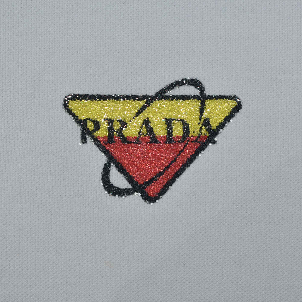 Prada White Premium Quality Polo Tees-3