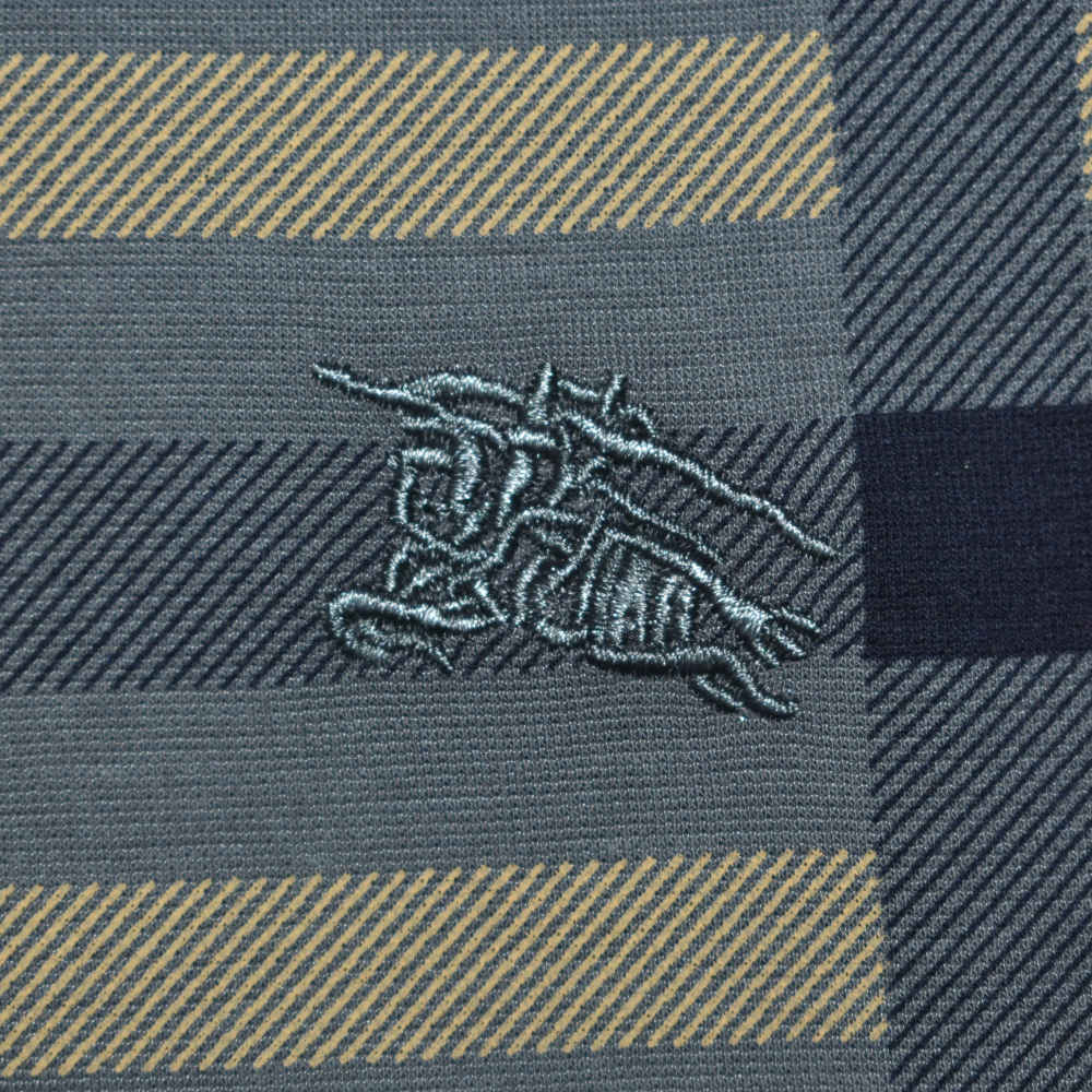 Burberry Grey Premium Quality T Shirt-3