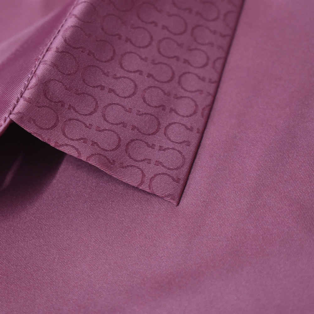 Ferragamo Pink Embossed Logo Premium Polo T-shirt-4