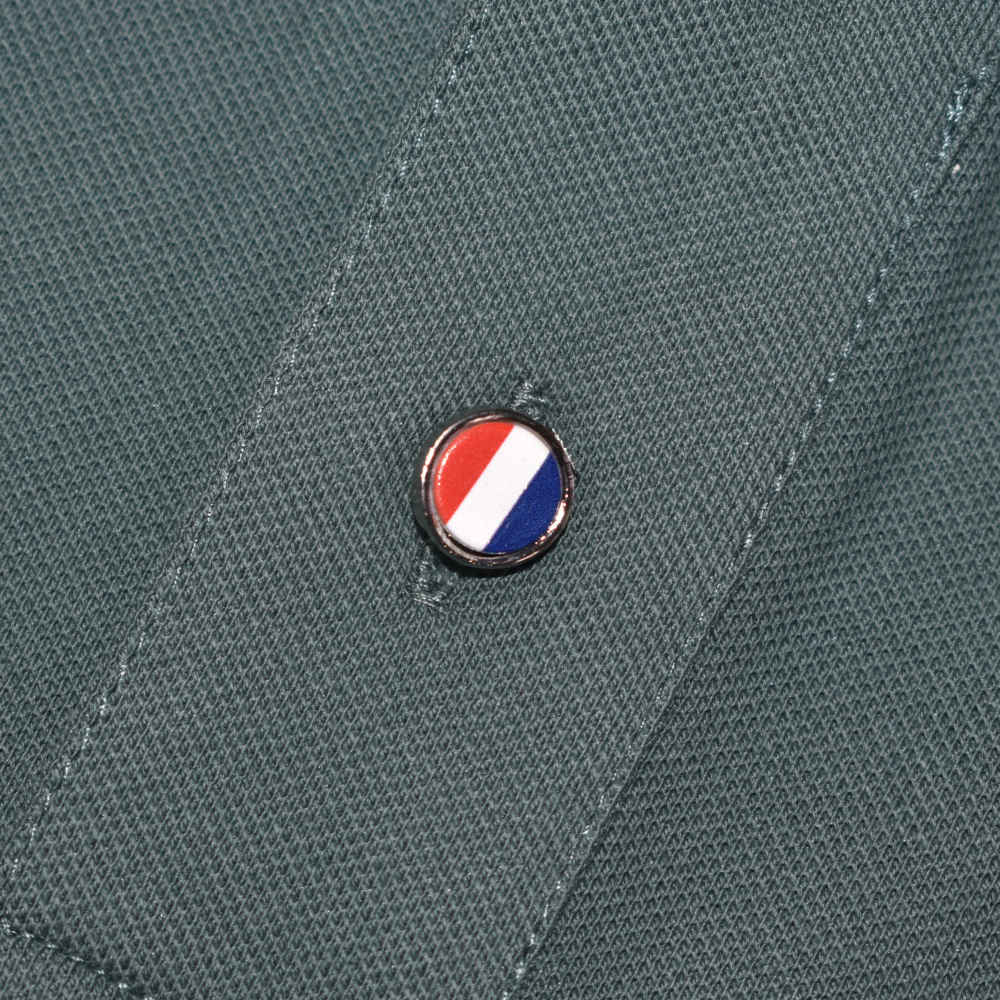 Moncler Embroidered logo Teal Green Premium T-shirt-5