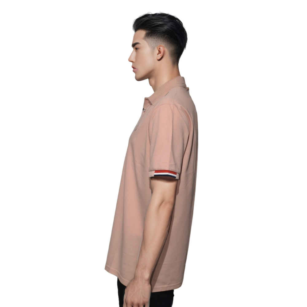 Moncler Embroidered logo Pink Premium T-shirt-2