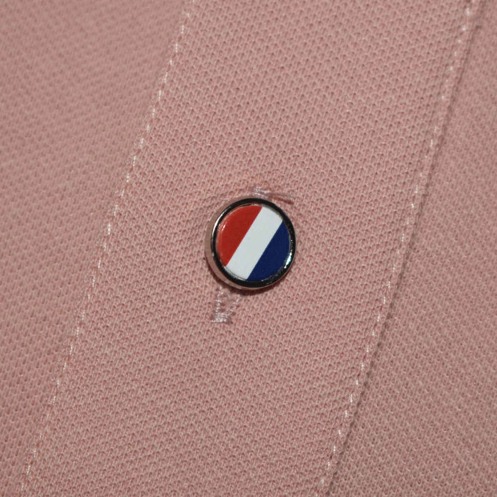 Moncler Embroidered logo Pink Premium T-shirt-5