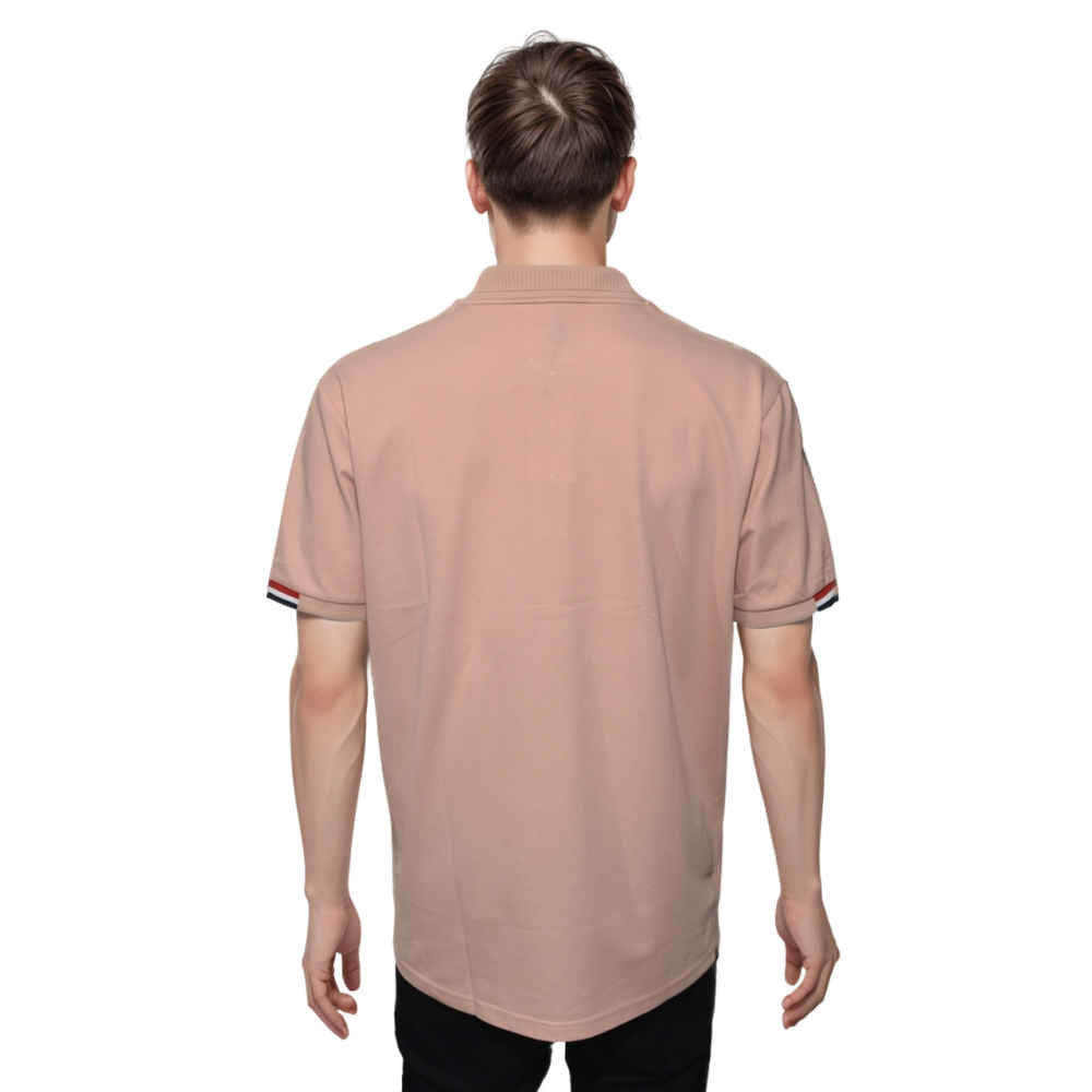 Moncler Embroidered logo Pink Premium T-shirt-1