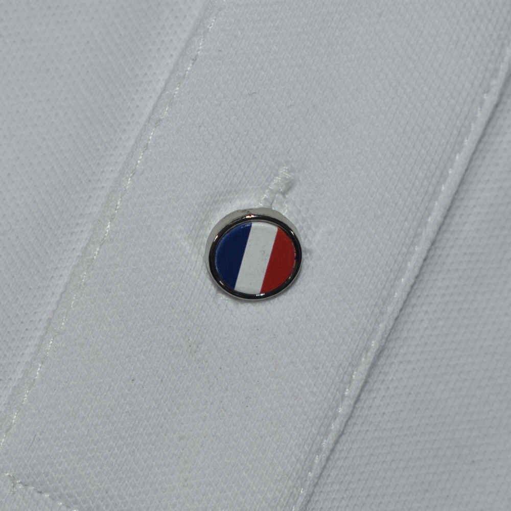 Moncler Embroidered logo White Premium T-shirt-5