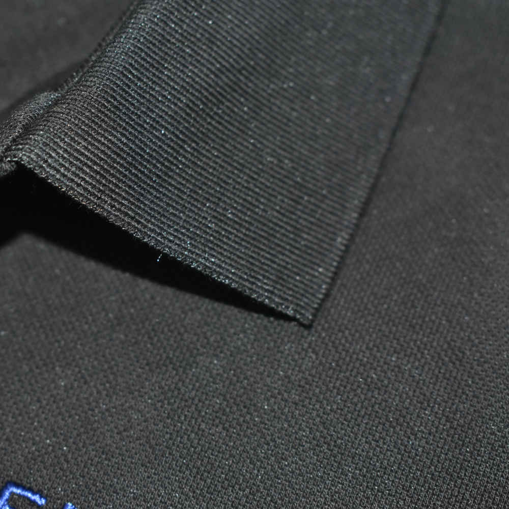 Fendi Embroidered logo Black Premium Quality T-shirt-5