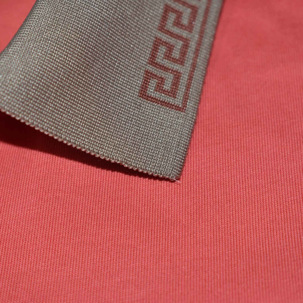 Versace Embossed logo Red Premium Polo T-shirt-thumb-4