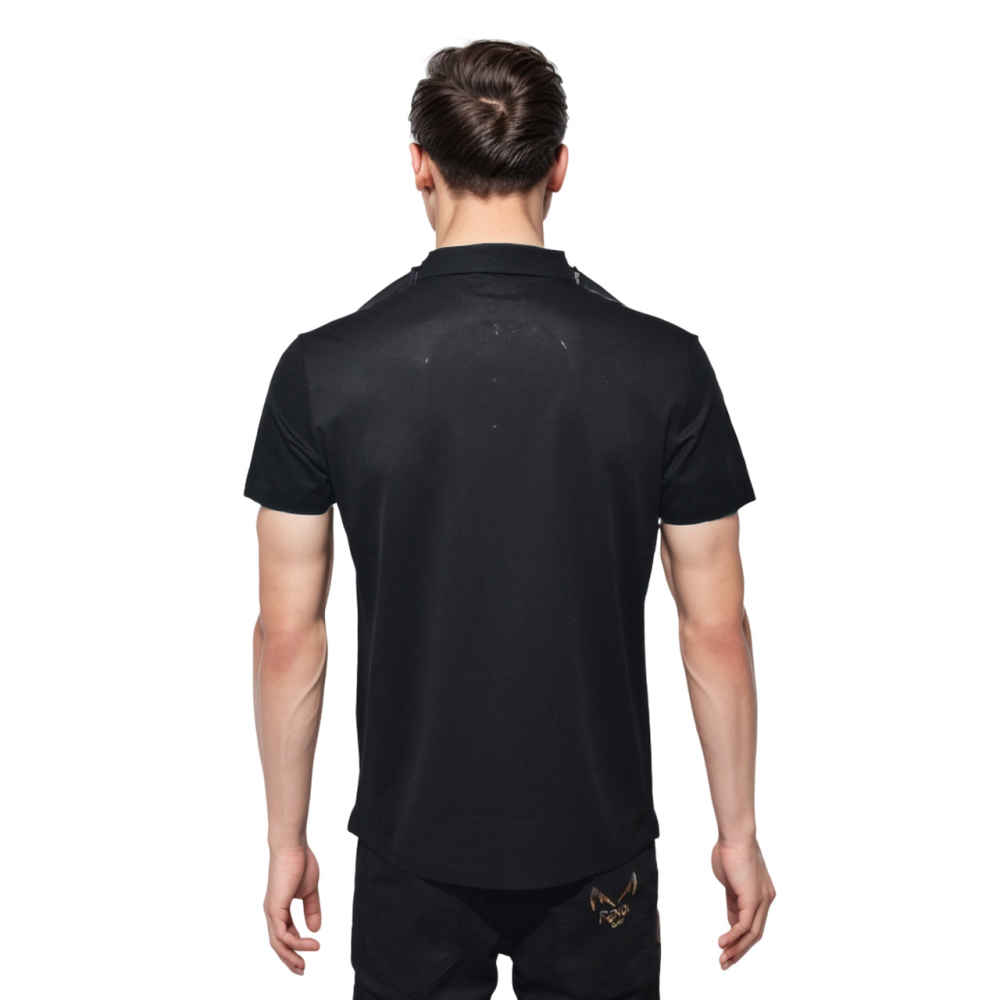 Burberry Black Premium Quality Polo Tees-1