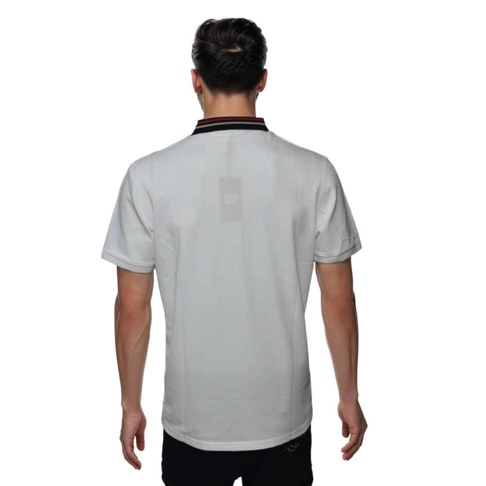 Burberry White Premium Quality Polo Tees-1