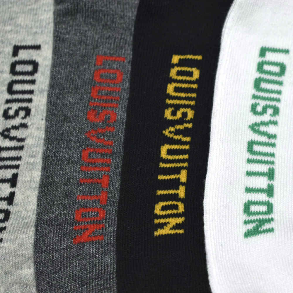 Louis Vuitton Premium Quality Low Ankle Socks - Pack of 5-3