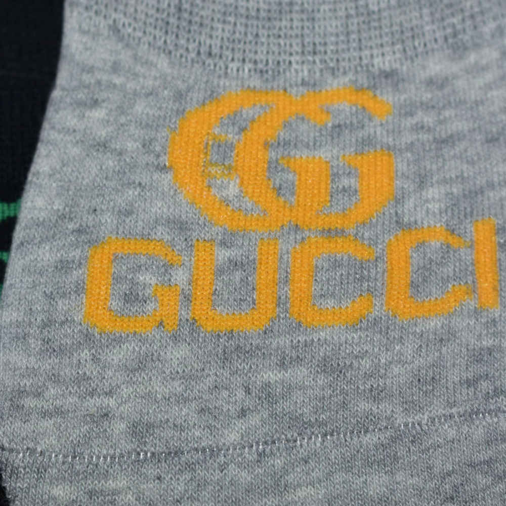 Gucci logo Printed Premium No Show Socks - Pack of 5-2