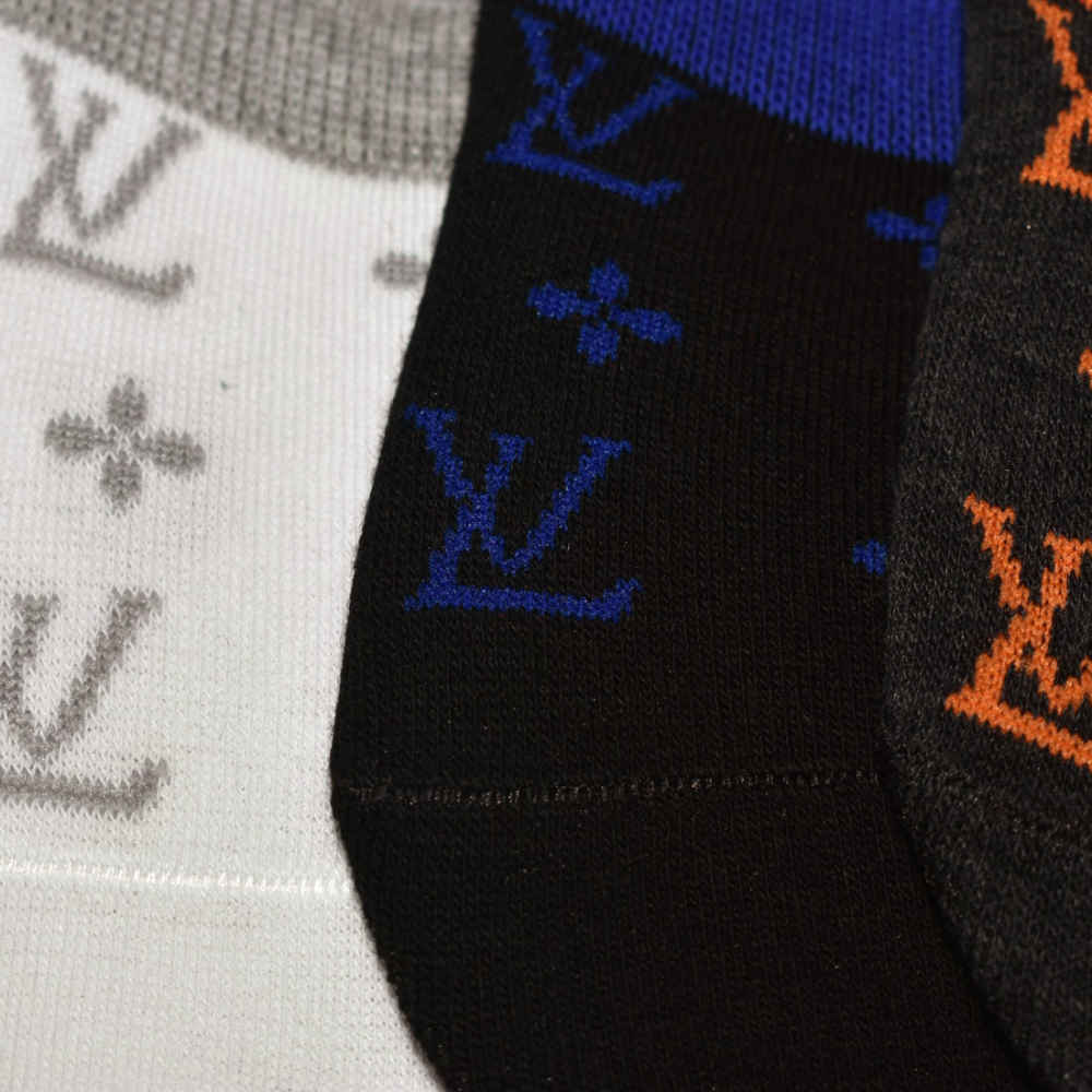 Louis Vuitton Premium Quality Loafer Socks - Pack of 5-thumb-3