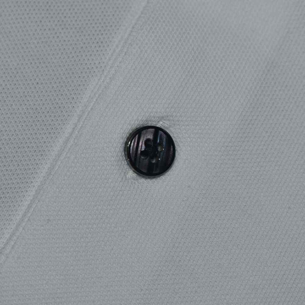 Burberry White Premium Quality Polo Tees-thumb-6