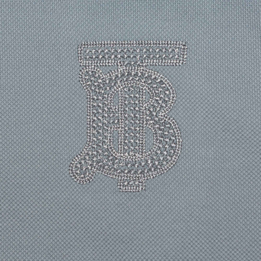 Burberry Blue Premium Quality Luxury Tees-thumb-3