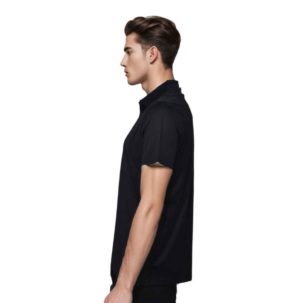 Louis Vuitton Black Premium Quality Polo Tees-thumb-2