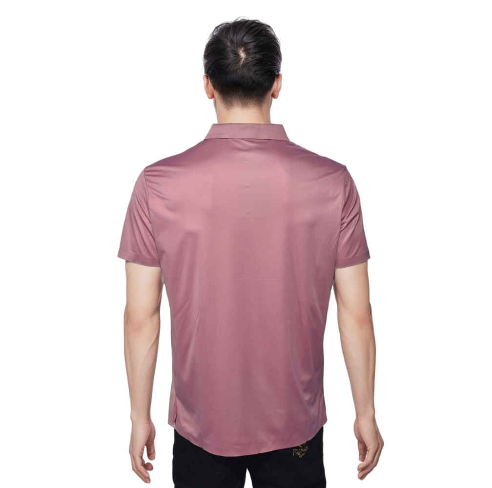 Louis Vuitton Pink Premium Quality Polo Tees-1