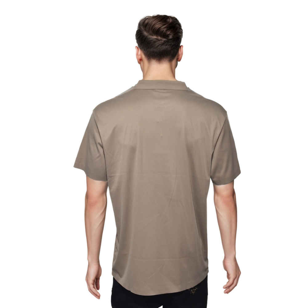 Burberry Brown Premium Quality Tees-1