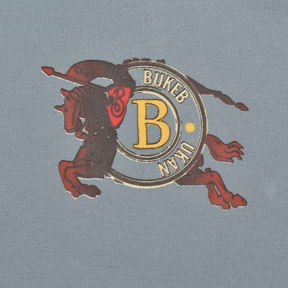 Burberry Grey Premium Quality Tees-3