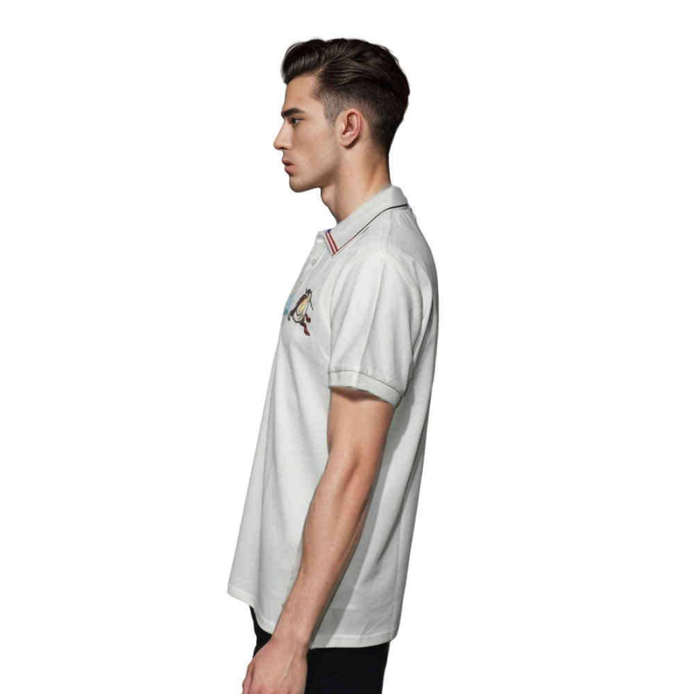 Burberry White Premium Quality Tees-2