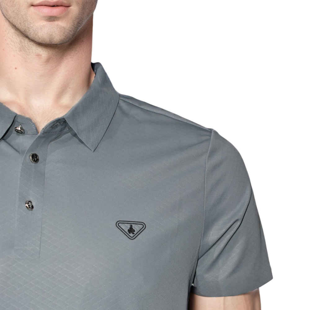 Prada Blue Premium Regular Fit Polo T-shirt-4