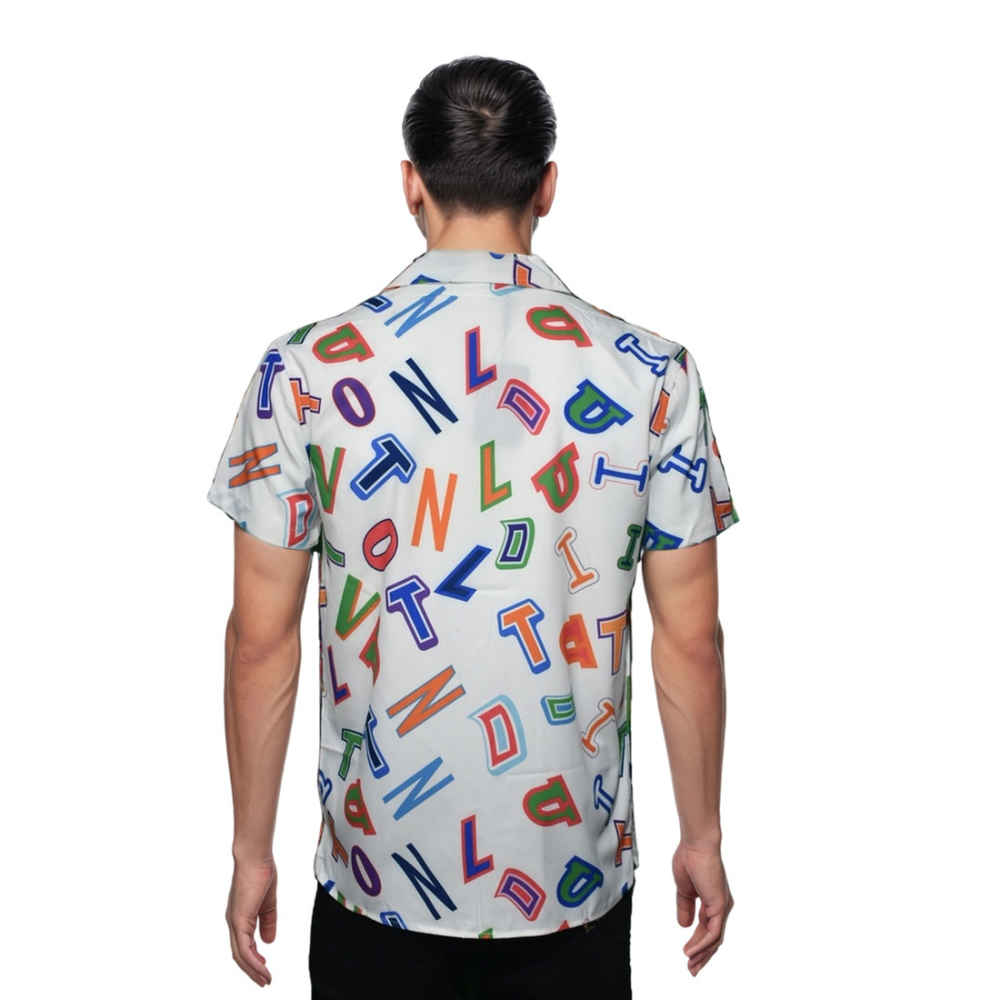 Louis Vuitton Printed Premium Quality Short Sleeve Shirt-thumb-1