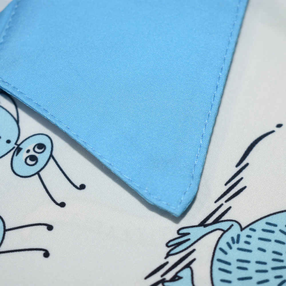 Gucci Sky Blue Premium Quality Shirt-4