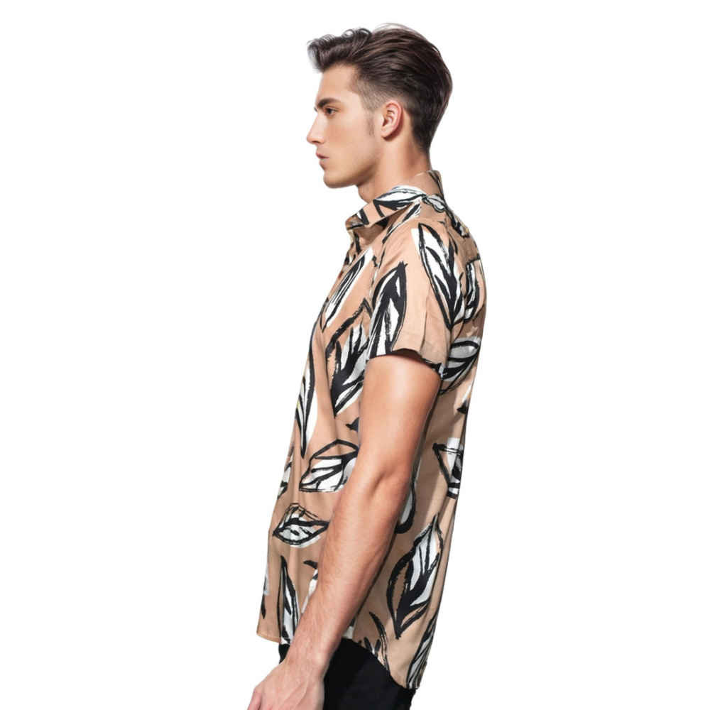 Zara Brown Leaf Premium Quality Shirt-2