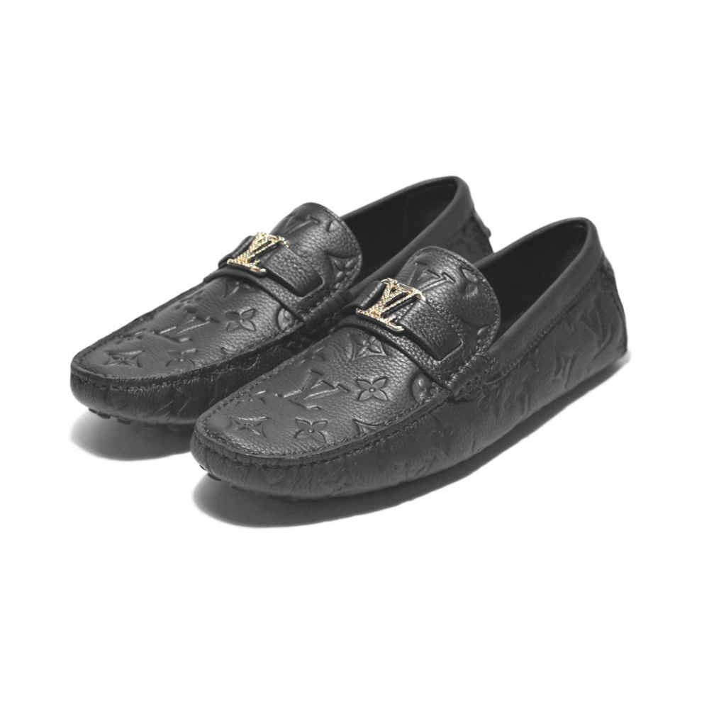 Louis Vuitton Monogram Black Luxury Loafers-thumb-0