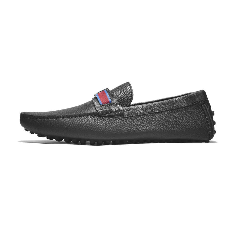 Louis Vuitton Hockenheim Moccasin Black Premium Loafers-1