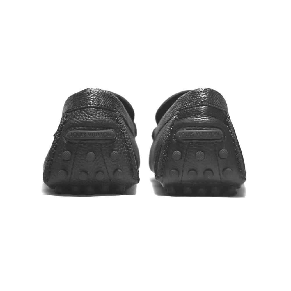Louis Vuitton Hockenheim Moccasin Black Premium Loafers-4