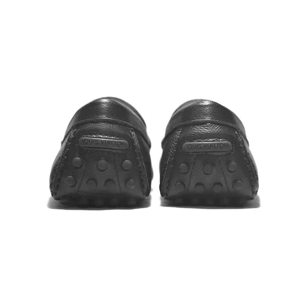 Louis Vuitton Hockenheim Moccasin Black Loafers-4