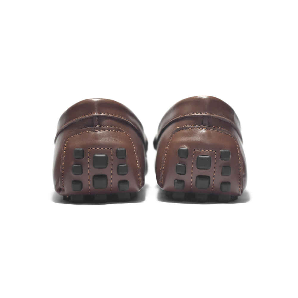 Gucci Brown Interlocking G Driver Loafers-thumb-4