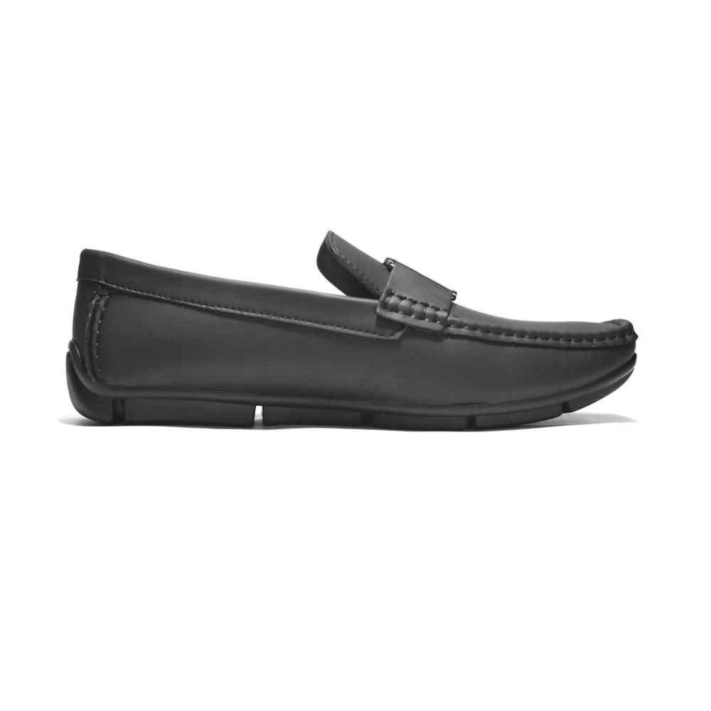 Burberry Matte Black Premium Quality Leather Loafers-2