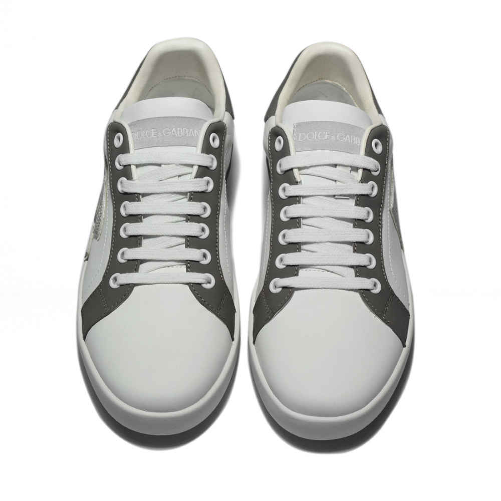 Dolce & Gabbana Portofino White & Grey Sneakers-3