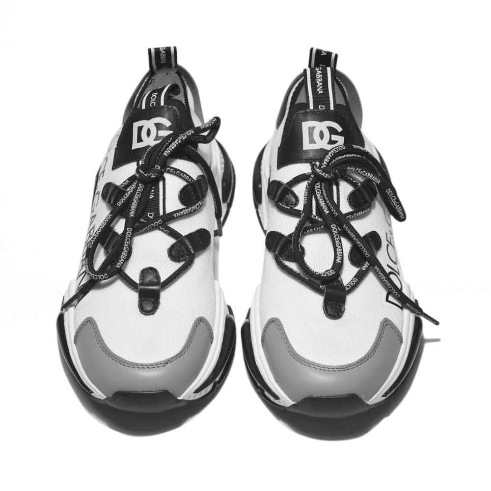 Dolce & Gabbana White & Grey Airmaster Sneakers-3